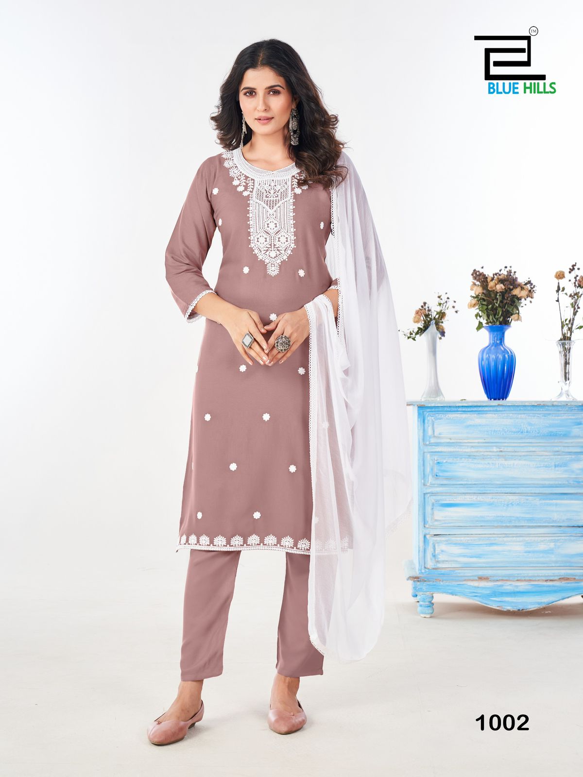 Shradha By Blue Hills Rayon Designer Kurti With Bottom Dupatta Wholesale Price In Surat
